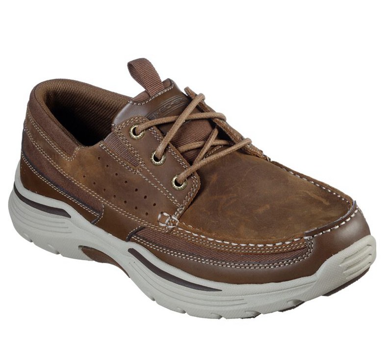 Skechers Herr Bruna Båt Skor - Relaxed Fit: Expended - Menson - Sverige (LJHSK-3840)